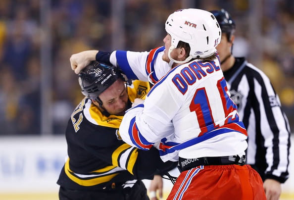 Derek Dorsett could be a difference maker (Source: Jared Wickerham/Getty Images North America)
