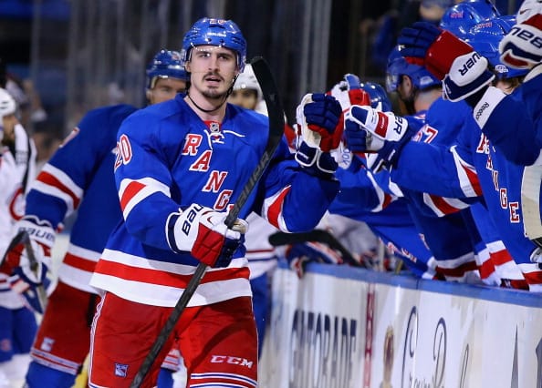 Providing excellent value: Chris Kreider Photo: Al Bello/Getty Images