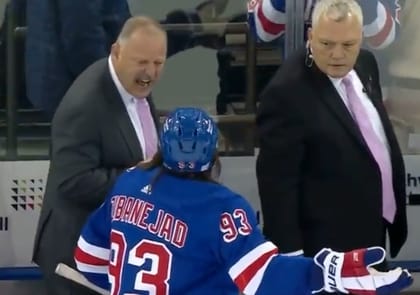 Gerard Gallant in game management has been a major pain point for the Rangers this season.