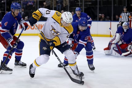 NHL: Nashville Predators at New York Rangers