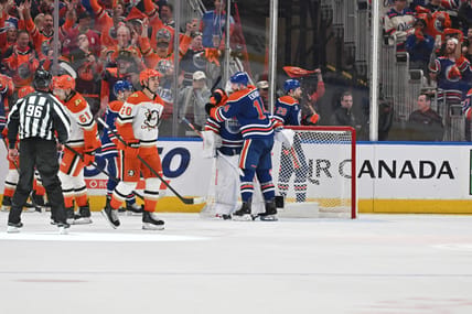 NHL: Stanley Cup Playoffs-Anaheim Ducks at Edmonton Oilers