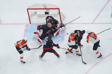 NHL: Stanley Cup Playoffs-Philadelphia Flyers at Carolina Hurricanes