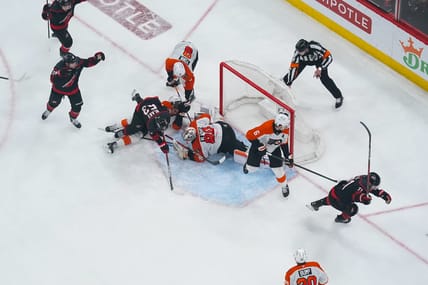 NHL: Stanley Cup Playoffs-Philadelphia Flyers at Carolina Hurricanes