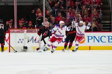 Chris Kreider's playoff hat trick against Carolina was one for the ages.