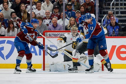 NHL: Stanley Cup Playoffs-Vegas Golden Knights at Colorado Avalanche