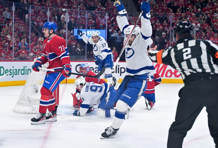 NHL: Stanley Cup Playoffs-Tampa Bay Lightning at Montreal Canadiens