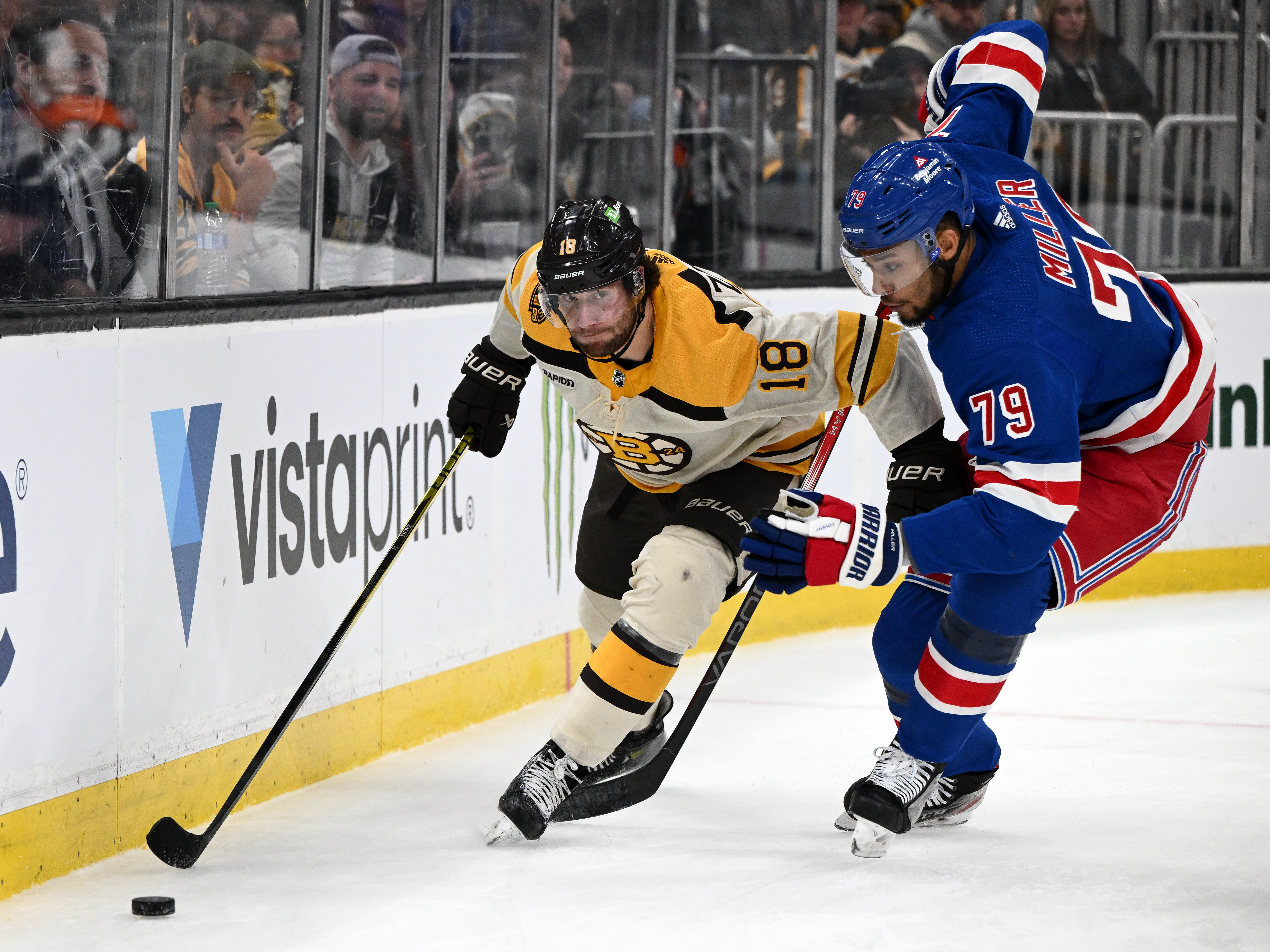 NHL: New York Rangers at Boston Bruins