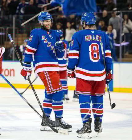 NHL: Vancouver Canucks at New York Rangers