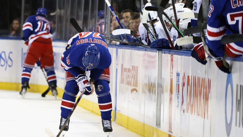 Vitali Kravtsov concussion will not travel with the Rangers