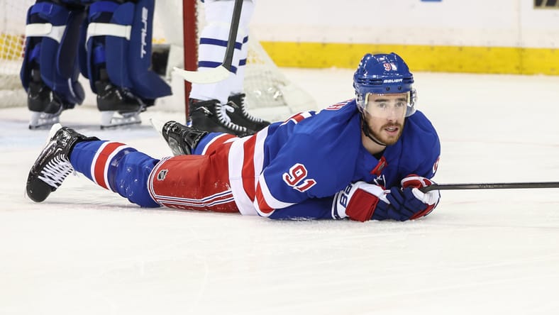 Reilly Smith held out of tonight's lineup for the New York Rangers
