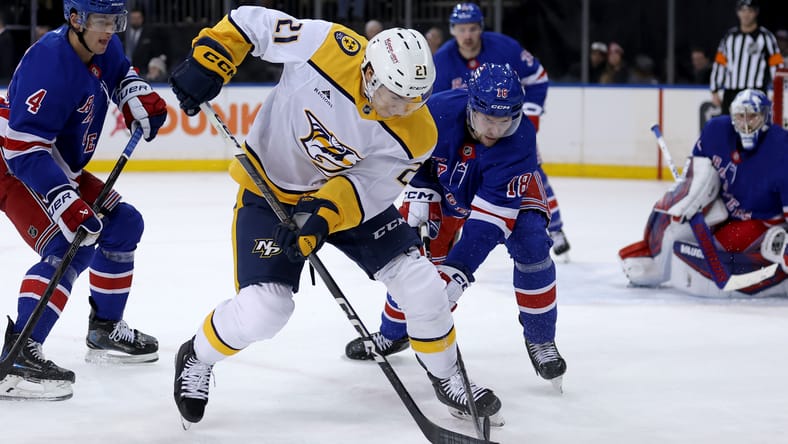 NHL: Nashville Predators at New York Rangers