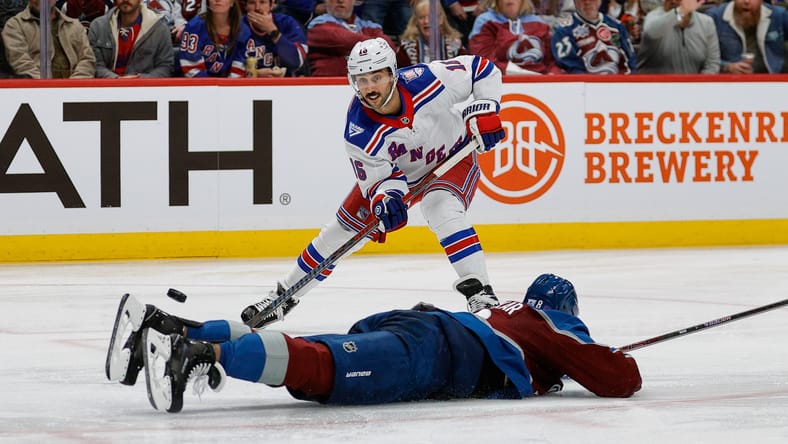 Vincent Trocheck game time decision for the New York Rangers