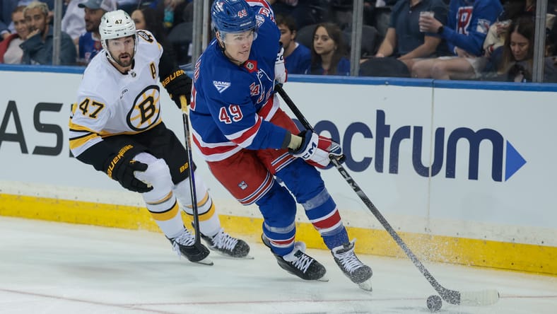 Rangers lines tonight: Jaro Chmelar will not play