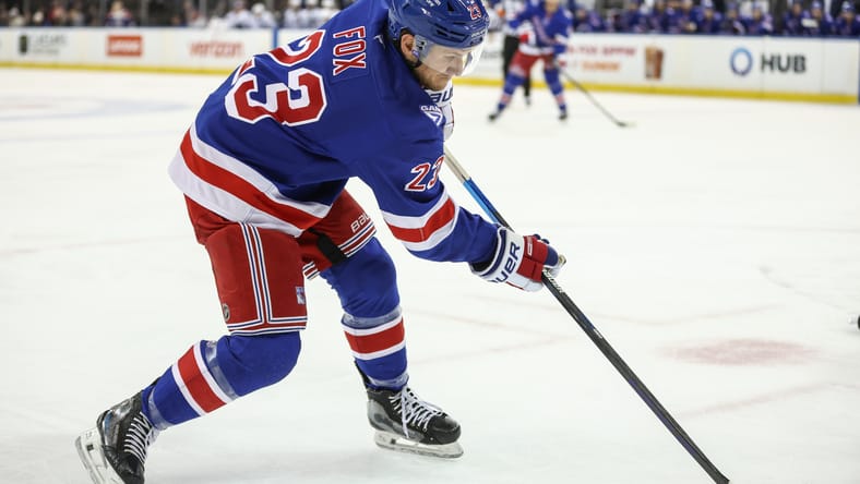 The Rangers have placed Adam Fox on LTIR