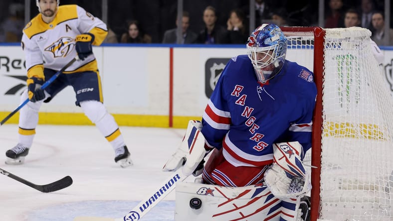 NHL: Nashville Predators at New York Rangers