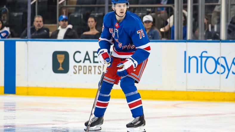 Rangers return Brennan Othmann to Hartford to recall Jaro Chmelar