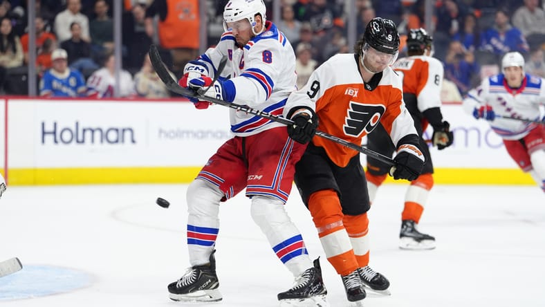 NHL: New York Rangers at Philadelphia Flyers