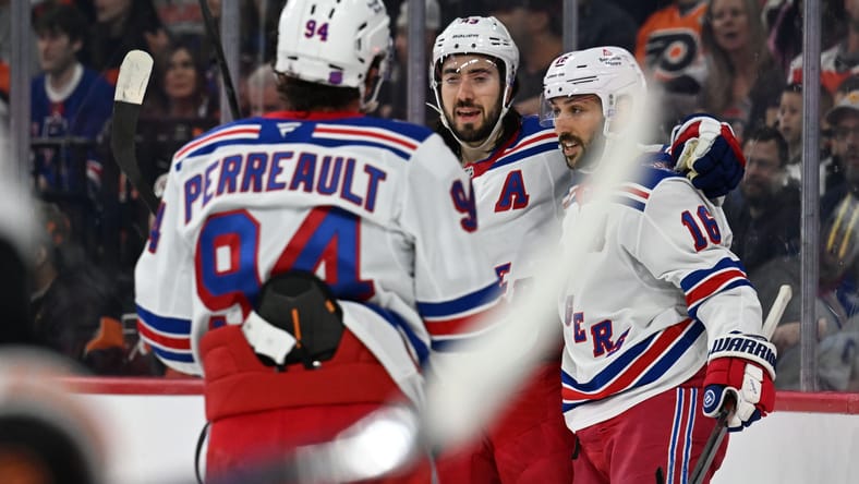 Perreault Lafreniere have emerged with Zibanejad
