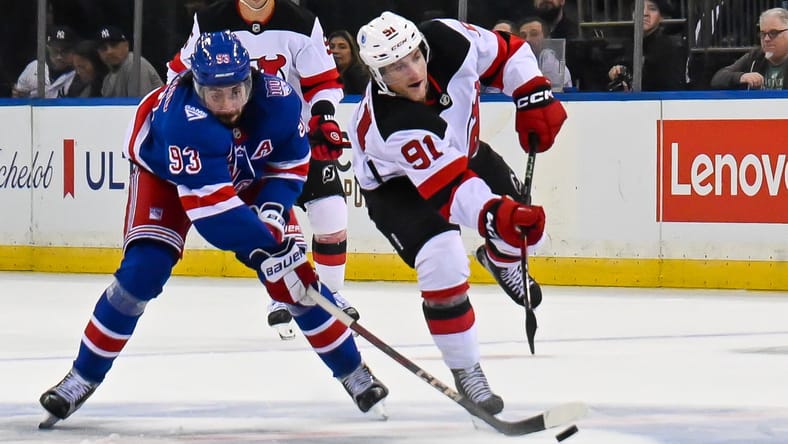 NHL: Preseason-New Jersey Devils at New York Rangers