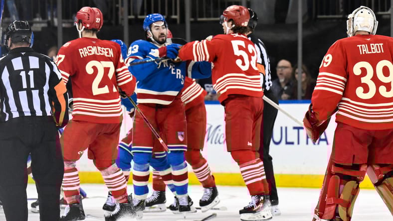 NHL: Detroit Red Wings at New York Rangers