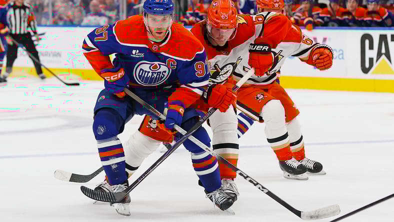NHL: Stanley Cup Playoffs-Anaheim Ducks at Edmonton Oilers