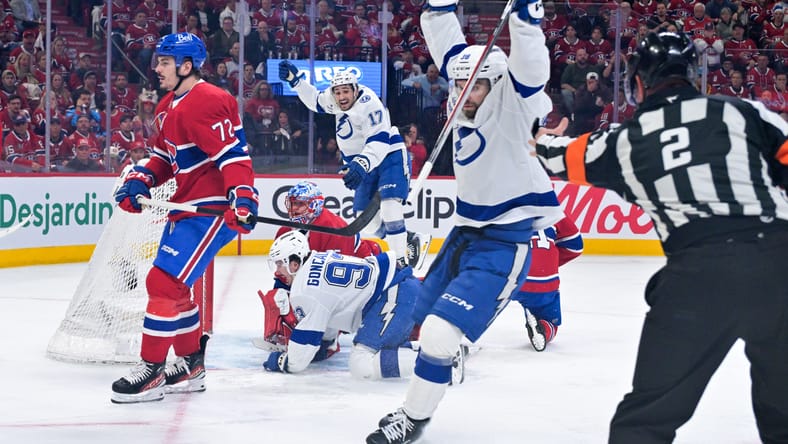 NHL: Stanley Cup Playoffs-Tampa Bay Lightning at Montreal Canadiens