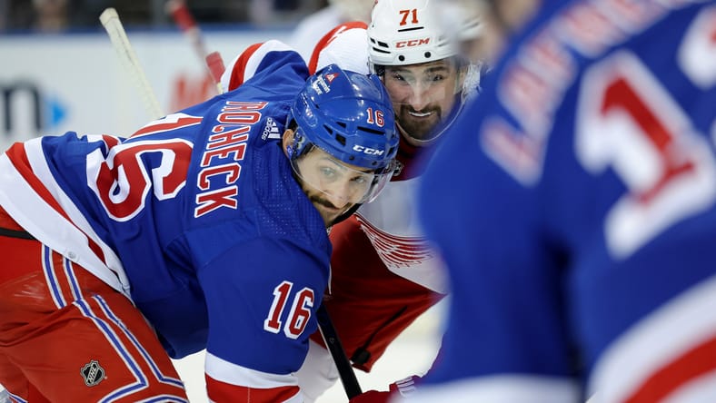 Does the Trocheck trade cost get impacted by Dylan Larkin's trade request?