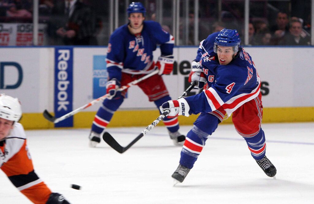 Michael Del Zotto is safe in New York, for now.