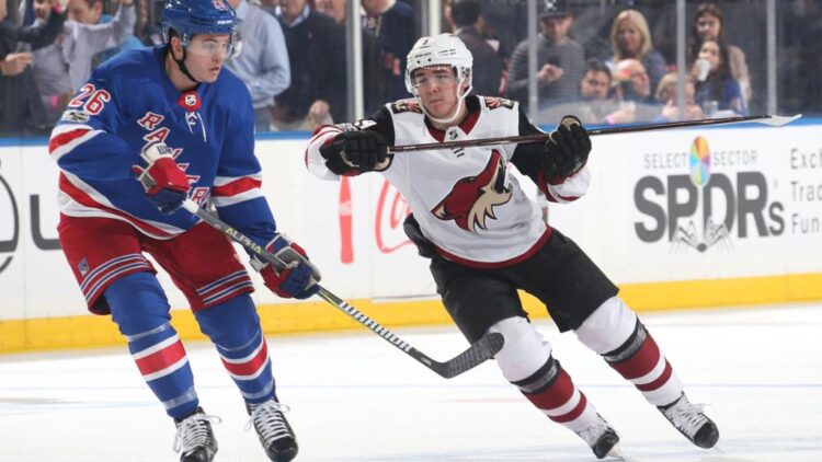rangers coyotes jimmy vesey