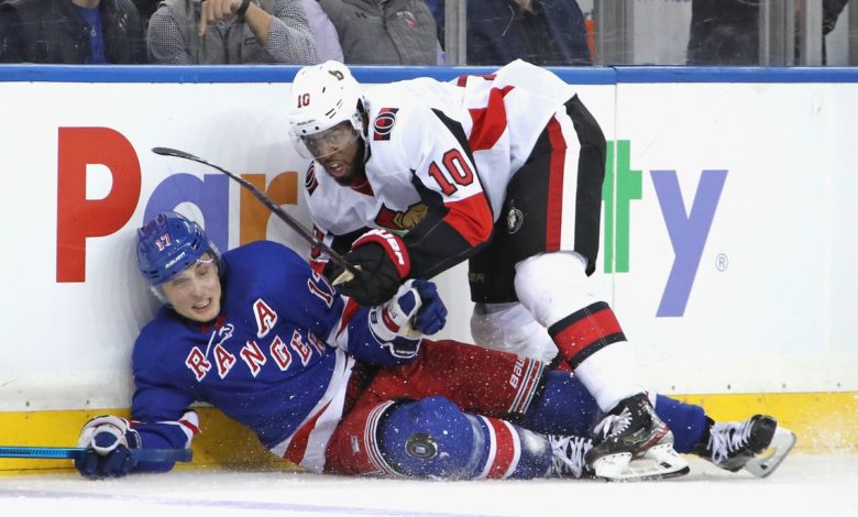rangers senators jesper fast