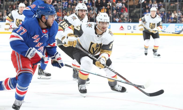 rangers vegas golden knights tony deangelo