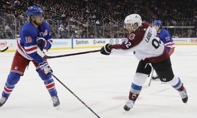 rangers avalanche marc staal gabriel landeskog