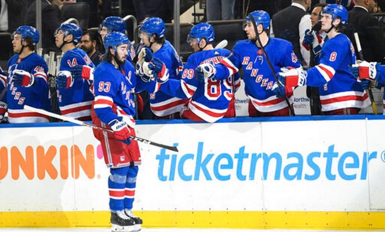 rangers red wings mika zibanejad