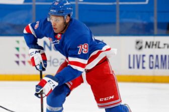 K'Andre Miller returns in the NY Rangers lines tonight.