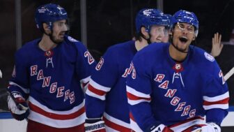 All smiles, but the Rangers never make it easy.