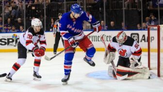 Rangers line changes: Julien Gauthier gets back into the lineup
