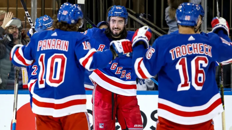 Are the current lines the ideal Rangers lines for the playoffs?