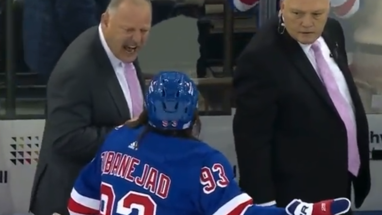 Gerard Gallant in game management has been a major pain point for the Rangers this season.