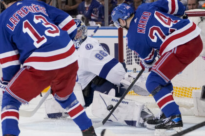How much of the Rangers goal scoring will come from Lafreniere and Kakko?