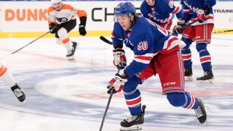 Rangers return Will Cuylle to the AHL.