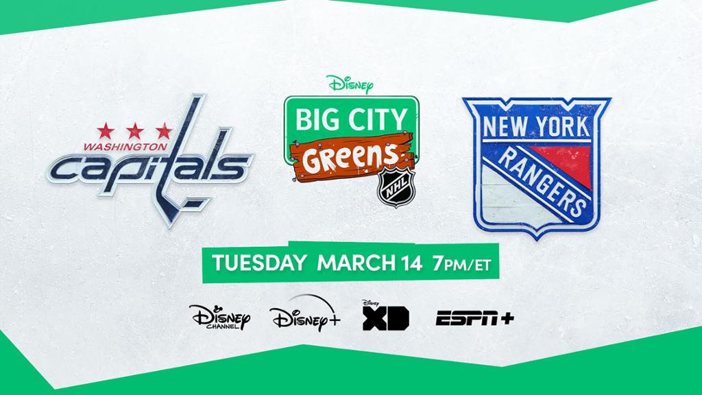 NY Rangers animated game on March 14 with Disney Blue Seat Blogs