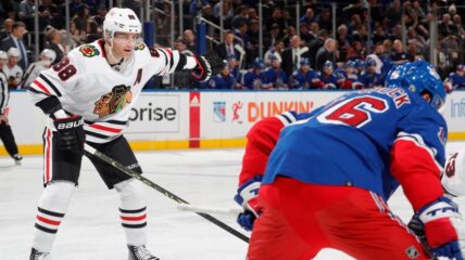 A Patrick Kane trade today to the Rangers may take place after 5pm.