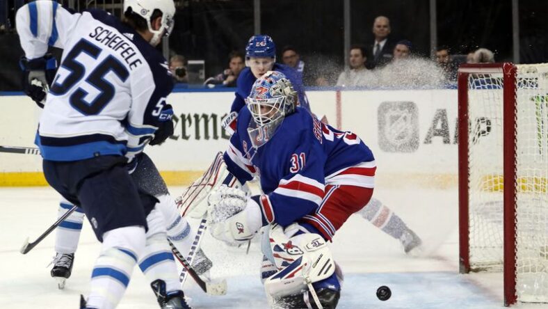 Rangers get goalie'd by Jets in loss