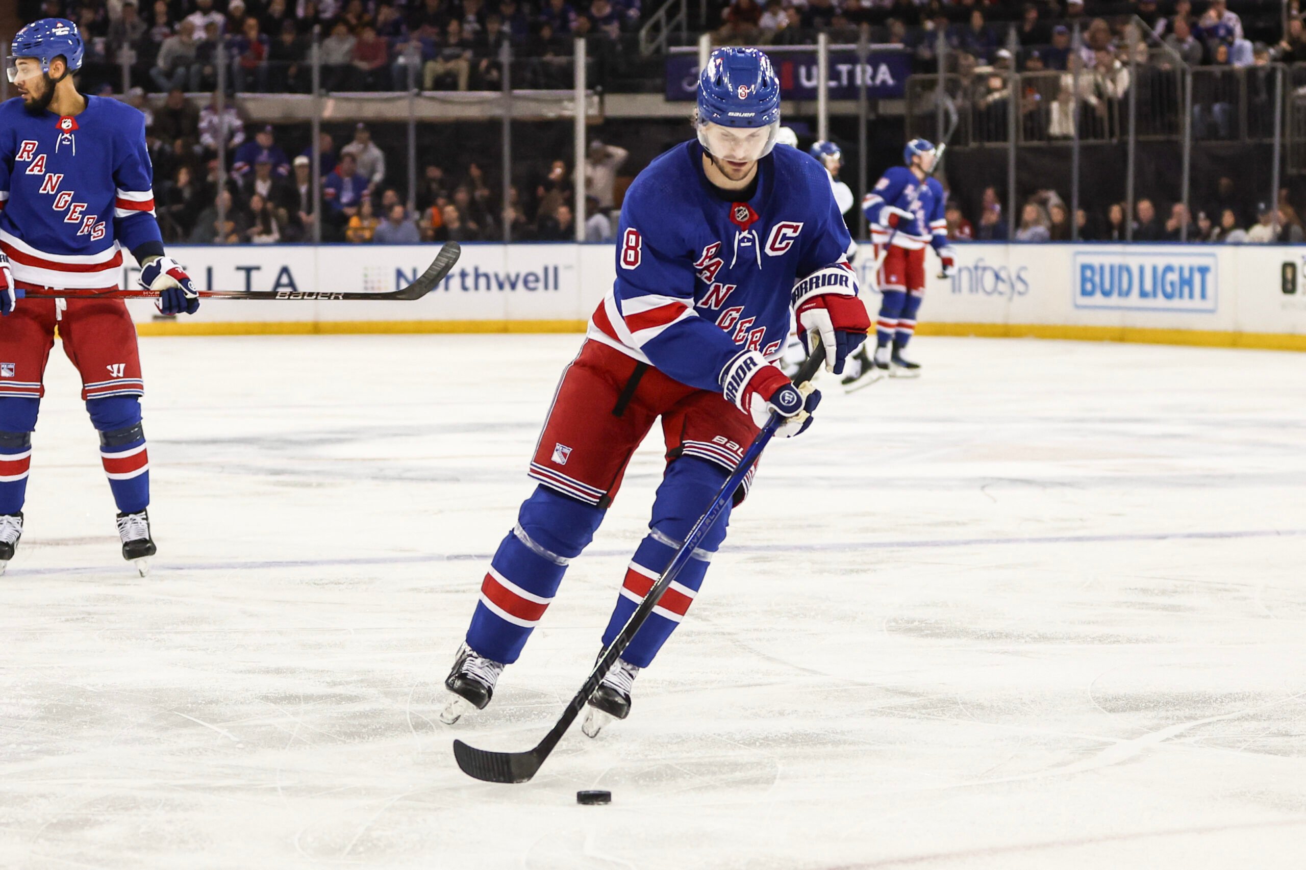 Jacob Trouba Is The Rangers 2024 King Clancy Memorial Trophy Nominee ...