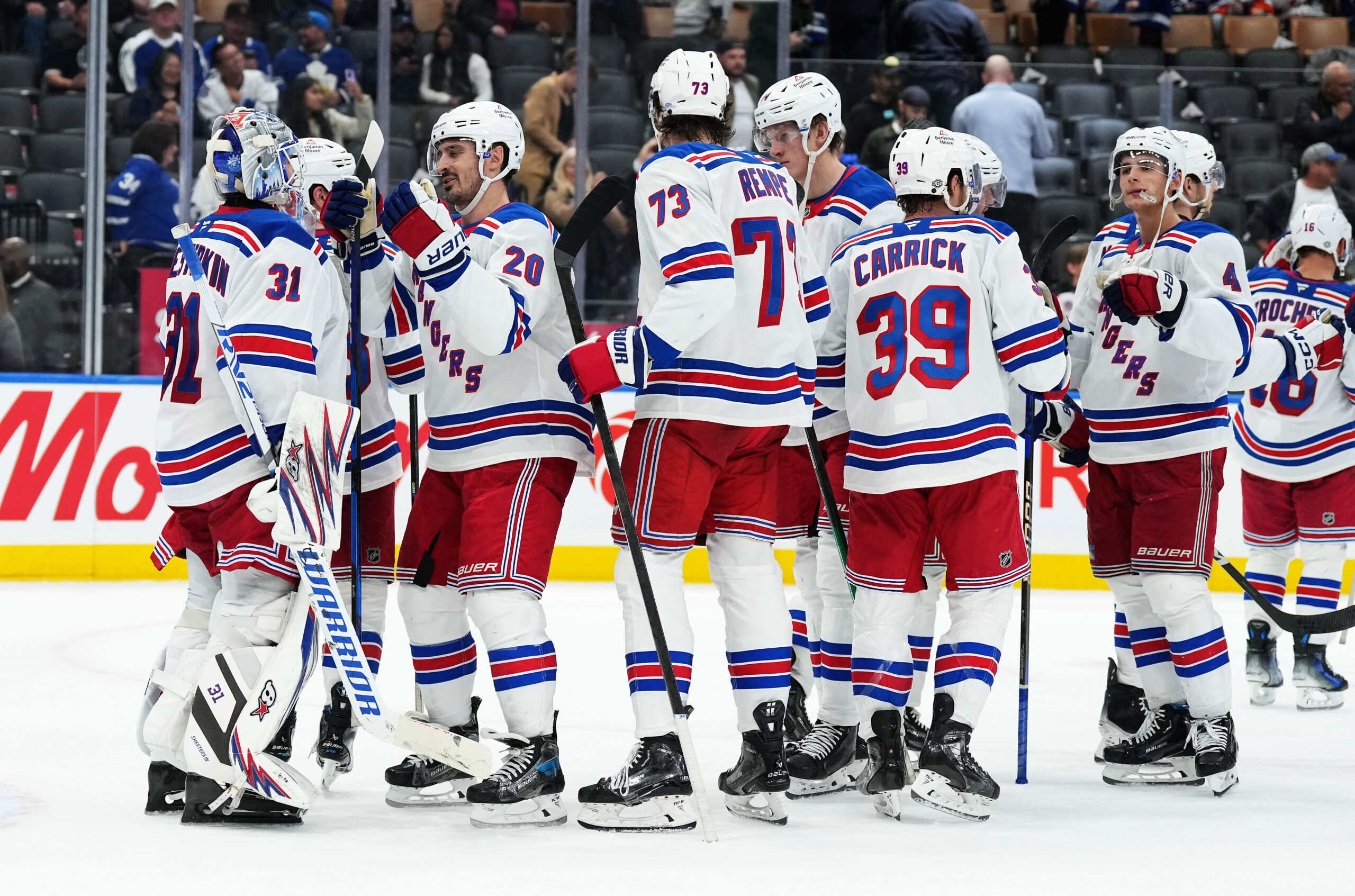 Rangers dominate Maple Leafs to stay unbeaten in regulation Blue Seat