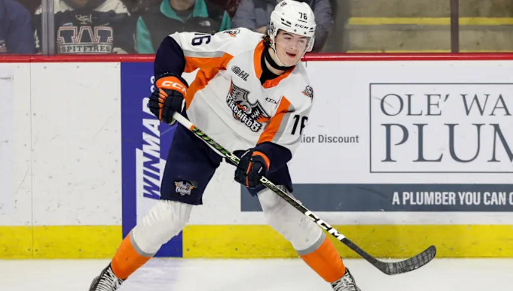 Rangers return Nathan Aspinall to OHL - Blue Seat Blogs